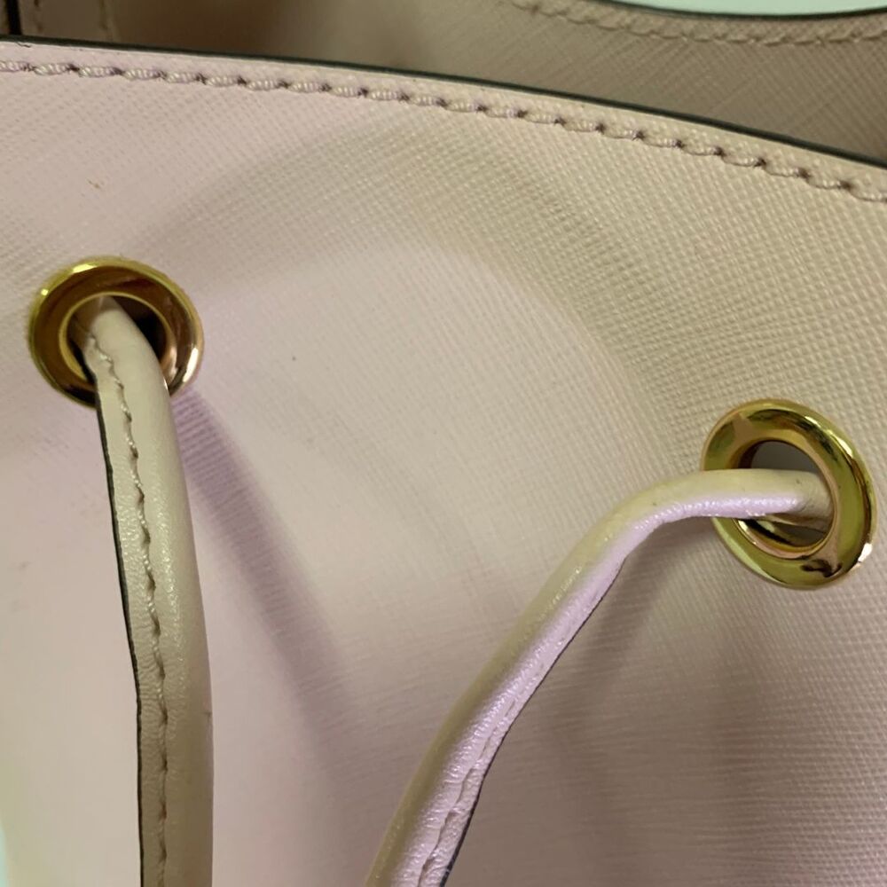 Michael Kors Brush Pink Bucket Bag Crossbody - Picture 10 of 12